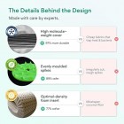 Suportiback Acupressure Mat and Pillow Set with Bag, Targets Pressure Points to Relieve Body Pain , Acupressure Pillow, Acupuncture Mat, Accupressure Body Mat, Accupuncture Massaging Mat, Lotus Mat Suportiback Acupressure Mat and Pillow Set with Bag, Targets Pressure Points to Relieve Body Pain , Acupressure Pillow, Acupuncture Mat, Accupressure Body Mat, Accupuncture Massaging Mat, Lotus Mat