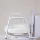 NRS M66613 Mowbray Toilet Seat and Frame Lite - Width Adjustable, Flat Pack