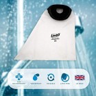 LimbO Waterproof Protectors Dressing Cover - Adult Foot Shower Cover for Bandages and Light Dressings (M20: 20-25 cm Ankle Circ.)