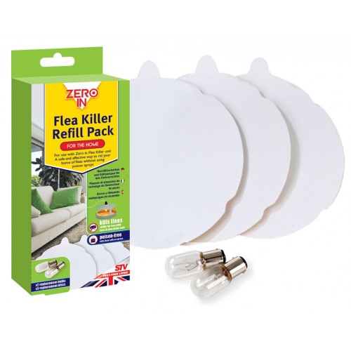 Zero In Flea Killer Refill Pack (3 Refill Discs and 2 Spare Lamps) Zero In Flea Killer Refill Pack (3 Refill Discs and 2 Spare Lamps)
