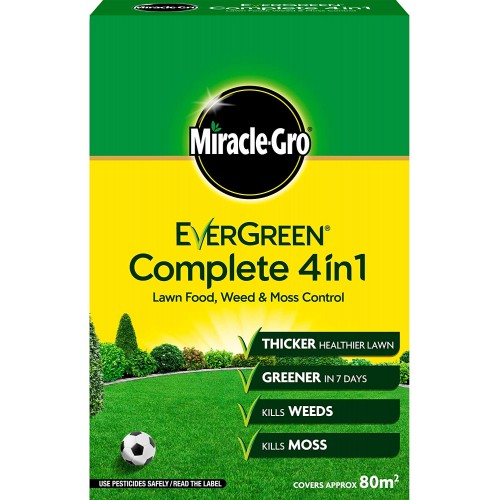 Safe Lawn Friendly Care Feed Weed And Moss Killer Grass Fertiliser 4in1 for 80m2
