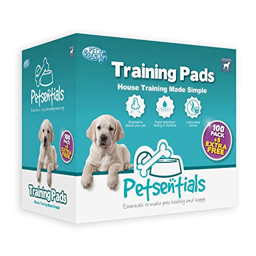 Petsentials 100 Pack Puppy/Dog Super Absorbent Odour Locking Multi Layered Training Pads