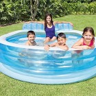 Intex 57190NP Swim Centre Family Lounge Pool, 229 x 218 x 76 cm Intex 57190NP Swim Centre Family Lounge Pool, 229 x 218 x 76 cm