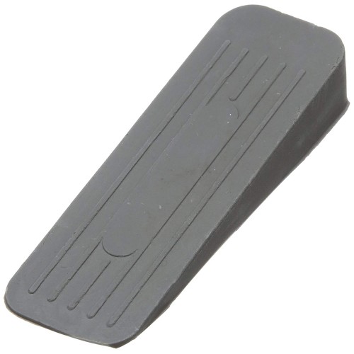 Deluxe Heavy Duty Non-Slip Rubber Door Wedge Stopper Grey Door Stop