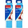 Mop Replacement Heads Vileda Magic 3 Action Refil Absorbent Clean Pack of 2 Mop Replacement Heads Vileda Magic 3 Action Refil Absorbent Clean Pack of 2