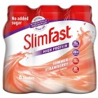 SlimFast Milk Shake, Summer Strawberry, 325 ml, Pack of 6