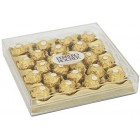 Ferrero Rocher Chocolate Gift Set, Hazelnut and Milk Chocolate Pralines, Box of 24 Chocolates