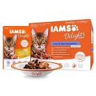 IAMS Delights Wet Food Land and Sea Collection for Adult Cats with Meat and Fish in Jelly, 48 x 85 g IAMS Delights Wet Food Land and Sea Collection for Adult Cats with Meat and Fish in Jelly, 48 x 85 g