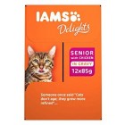 IAMS Delights Wet Food Land and Sea Collection for Adult Cats with Meat and Fish in Jelly, 48 x 85 g IAMS Delights Wet Food Land and Sea Collection for Adult Cats with Meat and Fish in Jelly, 48 x 85 g