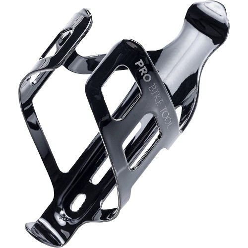 Bike Water Bottle Cage - Black or White Gloss, Matt Black - Secure Retention System, No Lost Bottles - Lightweight & Strong Bicycle Bottle Holder - Quick & Easy to Mount - For Road & Mountain Bikes