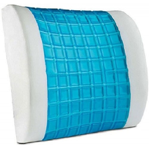 Orthologics Premium Lumbar Support Pillow Soft Back Rest Cushion Memory Foam Support Travel Pillow OL2
