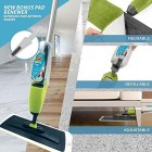 Vorfreude – Floor Mop with Integrated Spray and Lifetime Guarantee – Included Refillable 700 Milliliter Capacity Bottle and Reusable Microfibre Pad
