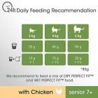 Perfect Fit 7+ Dry Cat Food Advanced Nutrition For Senior Cats With Chicken, 750 g (Pack of 3)