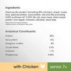 Perfect Fit 7+ Dry Cat Food Advanced Nutrition For Senior Cats With Chicken, 750 g (Pack of 3)