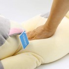 Vintoys Sleeping Cat Hugging Pillow Stuffed Animals Plush Soft Toy Brown or Grey 23.5"