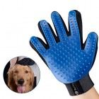 2-in-1 Pet Glove: Grooming Tool + Furniture Pet Hair Remover Mitt - For Cat & Dog - Long & Short Fur