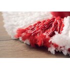 Vileda Turbo 2-in-1 Microfibre Mop Refill Head, Microfibre, Red, Pack of 2
