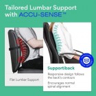 Supportiback Back Support Chair Cushion, Lasting Comfort Lumbar Support Cushion, Office Chair Back Support Cushion, Car Seat Cushion, Back Pillow, Back Support for Office Chair Supportiback Back Support Chair Cushion, Lasting Comfort Lumbar Support Cushion, Office Chair Back Support Cushion, Car Seat Cushion, Back Pillow, Back Support for Office Chair