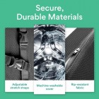 Supportiback Back Support Chair Cushion, Lasting Comfort Lumbar Support Cushion, Office Chair Back Support Cushion, Car Seat Cushion, Back Pillow, Back Support for Office Chair Supportiback Back Support Chair Cushion, Lasting Comfort Lumbar Support Cushion, Office Chair Back Support Cushion, Car Seat Cushion, Back Pillow, Back Support for Office Chair