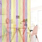 String Door Curtain Fly Insect Bug Screen String For Doorways Divider or Window Curtain Panel 39"x78.5"(Rainbow)