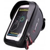 Bike Handlebar Bag, Bicycle Phone Mount, Waterproof Cycling Frame Top Tube Pouch Pannier Bike Phone Holder Stand for iPhone XS MAX XR X 8 7 6 6S Plus Samsung S9 LG Sony Smartphone up to 6 Inch