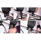 Bike Handlebar Bag, Bicycle Phone Mount, Waterproof Cycling Frame Top Tube Pouch Pannier Bike Phone Holder Stand for iPhone XS MAX XR X 8 7 6 6S Plus Samsung S9 LG Sony Smartphone up to 6 Inch