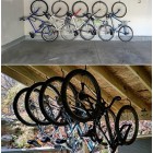 8 Pack Bike Hooks - Heavy Duty Bicycle Storage Hooks Wall Mounted Hook Set for Mountain/Road Bikes