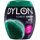 DYLON Washing Machine Fabric Dye Pod for Clothes & Soft Furnishings, 350g – Forest Green
