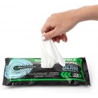 Surviveware Biodegradable Wet Wipes Large Pack of 32 - Rinse Free Shower Wipes for Post Workouts, Camping, Backpacking, Outdoors and Hiking