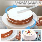 Cake Plate Rotating Cake Stand Decorating Turntable Icing Smoother and Spatula Cake Plate Rotating Cake Stand Decorating Turntable Icing Smoother and Spatula
