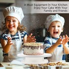 Cake Plate Rotating Cake Stand Decorating Turntable Icing Smoother and Spatula Cake Plate Rotating Cake Stand Decorating Turntable Icing Smoother and Spatula