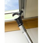 WinHux® Telescopic Velux Window Pole 2 Metre SILVER Rod Opener Designed to Control VELUX® Skylight Roof Windows AND Blinds
