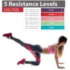 Insonder Resistance Bands Set - Skin Friendly Loop Bands with Workout Guide - Great for Exercise of Glutes Legs Thigh Fitness Physical Therapy Pilates