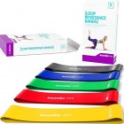 Insonder Resistance Bands Set - Skin Friendly Loop Bands with Workout Guide - Great for Exercise of Glutes Legs Thigh Fitness Physical Therapy Pilates