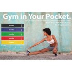 Insonder Resistance Bands Set - Skin Friendly Loop Bands with Workout Guide - Great for Exercise of Glutes Legs Thigh Fitness Physical Therapy Pilates