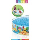 Intex 4 ft Duckling Snapset Pool Multi-Colour Childrens Paddling Pool