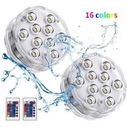 Underwater LED Lights Remote 16 Different Colours Spa Pool Hot Tub Home Decor X 2 Underwater LED Lights Remote 16 Different Colours Spa Pool Hot Tub Home Decor X 2