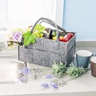 Mrs Hinch Grey Baby Storage Organizer Bag Caddy Home Cleaning Compartments Nappy