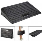 Heavy Duty Rubber Kerb Door Ramps Wheelchair Mobility Scooter Access Ramp 2 Pack