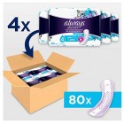 Always Discreet Incontinence Pads for Women, Long, Saving Pack 80 High Absorbency Pads