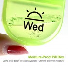 AUVON iMedassist Portable Daily Pill Organiser (Twice-A-Day), Weekly AM/PM Pill Box Case with Moisture-Proof Design for Purse and Pockets to Hold Vitamins, Fish Oil, Supplements and Medication