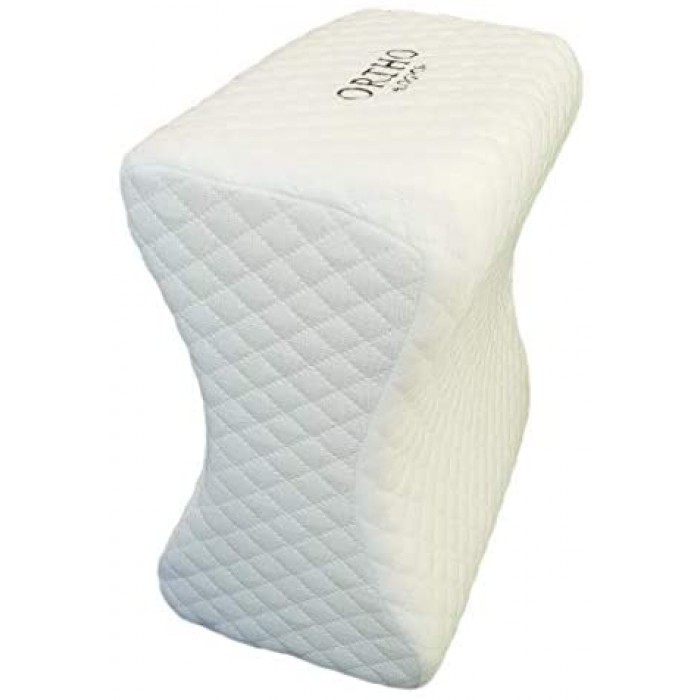 ORTHOLOGICS Knee Pillow Memory Foam Leg Pillow Ideal for Back Knee Pain Side Sleepers Hip Pregnancy Spine Pillow OL14 