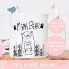 Mum mug Mama Bear Mothers Day Cup presents from daughter gifts for mums birthday Christmas mother or sibling gift