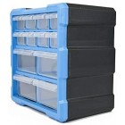 DIY Tool Bits Storage Organiser Unit Workshop Screws and Small Parts Cabinet or Office Stationary Craft Box 3 Sizes
