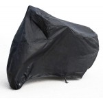 Motorcycle Cover 190T Waterproof Motorbike Moped Scooter Protection from Sun Rain Snow 3 Sizes
