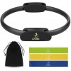 Zacro 5-in-1 Pilates Ring Resistance Loop Exercise Bands, 3pcs Resistance Exercise Bands,Weight Loss Body Toning Magic Circle Toning Thighs, Abs and Legs Zacro 5-in-1 Pilates Ring Resistance Loop Exercise Bands, 3pcs Resistance Exercise Bands,Weight Loss Body Toning Magic Circle Toning Thighs, Abs and Legs