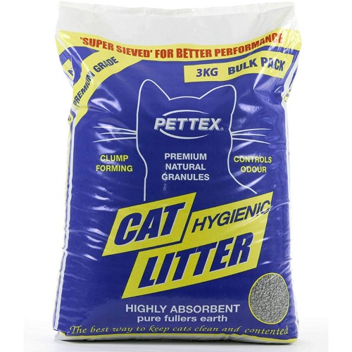 Ultra Hygenic Absorbent 3KG Premium Gravel Clumping Cat Kitten Litter