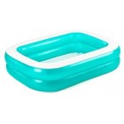 Bestway BW54005-20 Inflatable Family Pool, Blue Rectangular with Water Capacity 450L