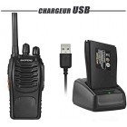 Baofeng 10 Pack Rechargeable Walkie Talkies Long Range 5W 16CH Handheld Two-Way Radio Set
