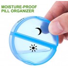 Pill Box 7 Day AM PM (Twice a Day) Weekly Pill Box Case with Moisture-Proof Design for Purse and Pockets (Rainbow) Pill Box 7 Day AM PM (Twice a Day) Weekly Pill Box Case with Moisture-Proof Design for Purse and Pockets (Rainbow)